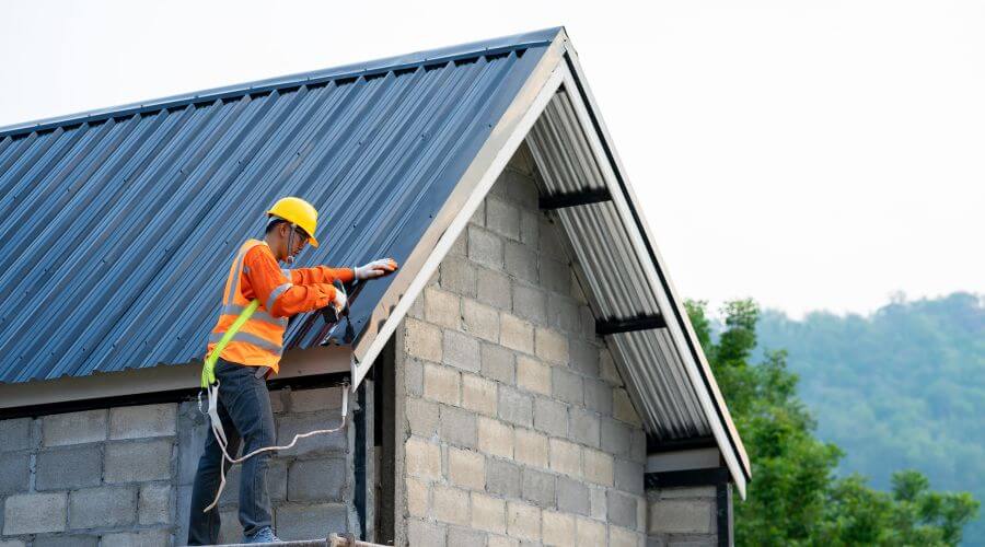 Professional metal roof installation in Hale, MO